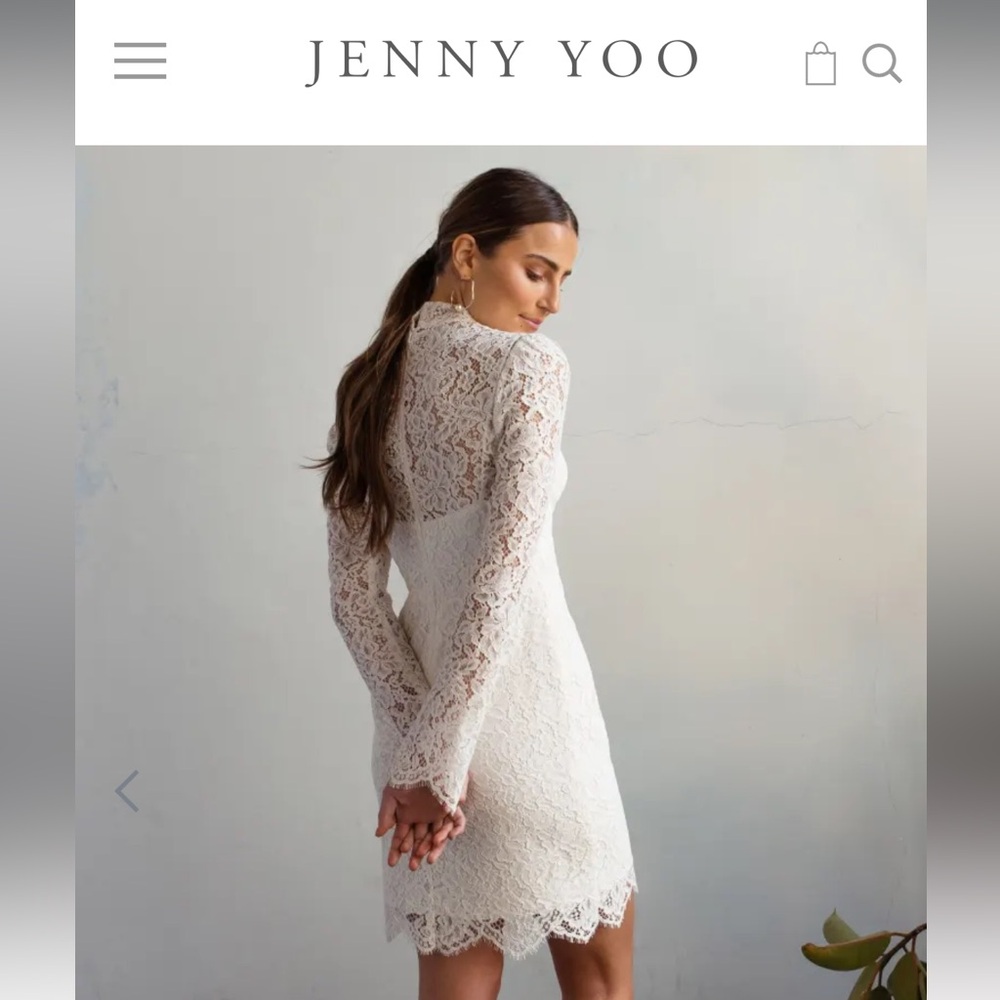 Jenny Yoo lace white dress